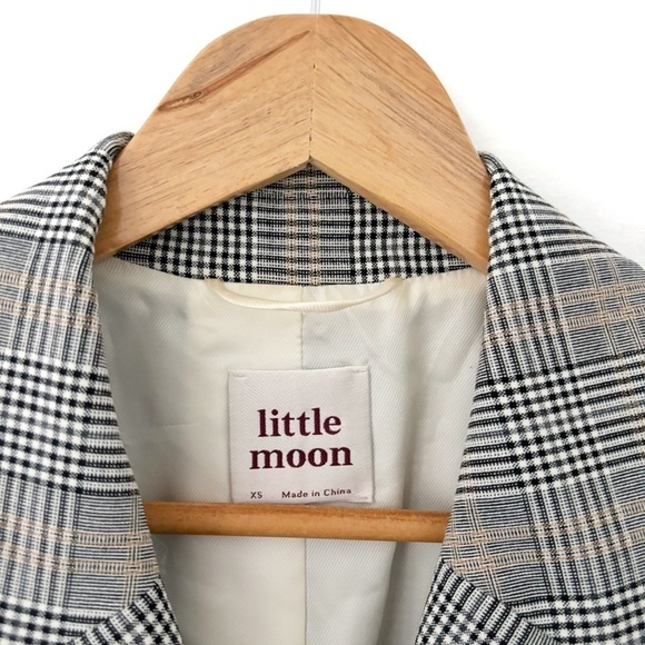 Little Moon | Caluna Oversized Plaid Blazer Size XS Aritzia - Picture 7 of 11